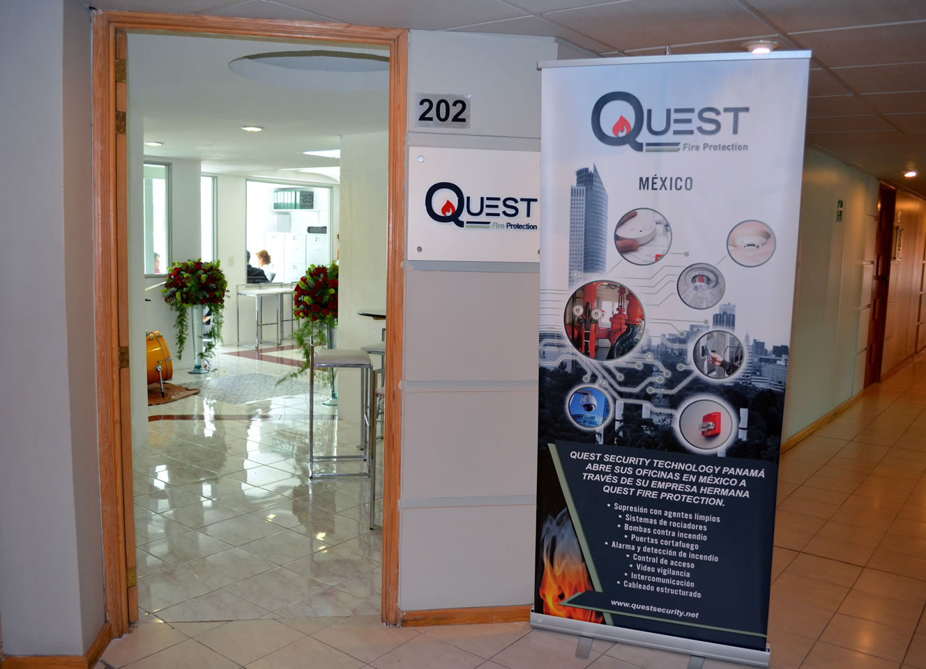 Logotipo Quest Fire Protection